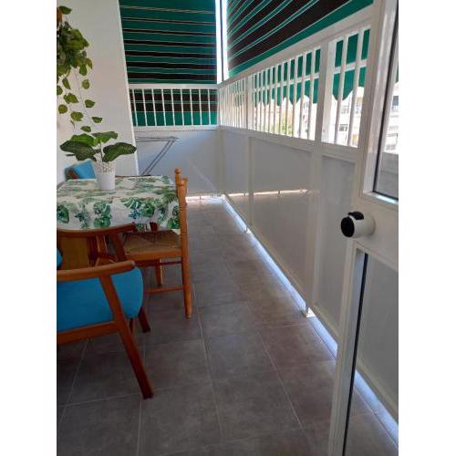central apartment with large terrace malaga