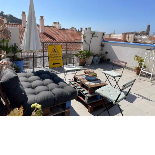 Charming home with private terrace,heart of Málaga