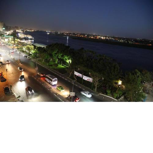Charming sunset,Panoramic Nile view & pyramid view