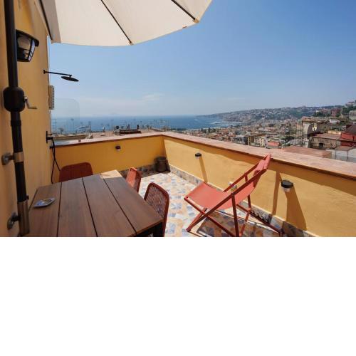 Chiaia Sea View Studio Flat with Double Terrace