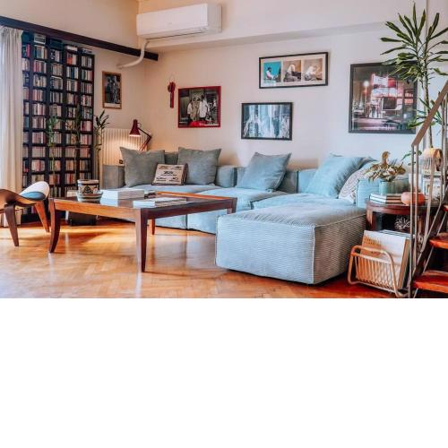 Chic 2-Story Penthouse with Athens Skyline Views