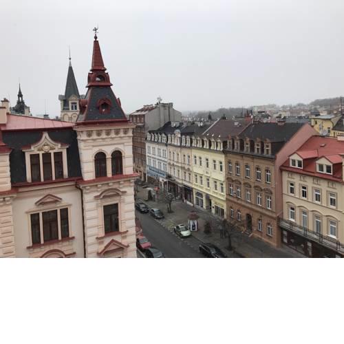 City center flat in Karlovy vary with nice view