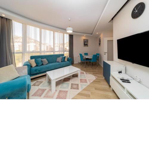 Convenient Flat with Balcony in Konyaalti