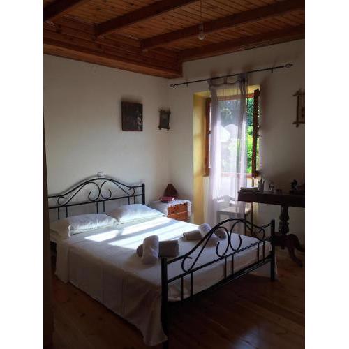 Country traditional house in Corfu village, Greece