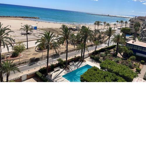 Cunit playa palmeras