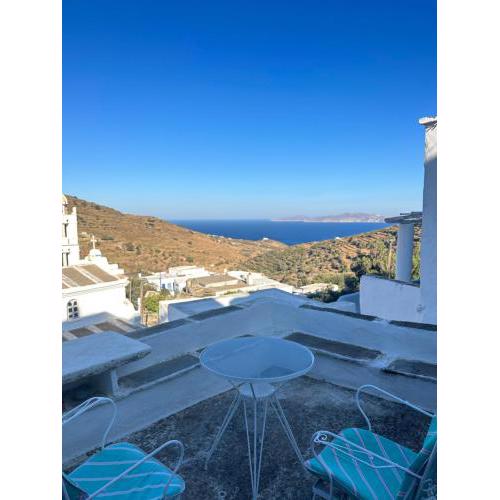 Cycladic house with amazing view