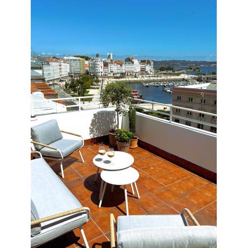 Dos terrazas con increíbles vistas en pleno centro de A Coruña