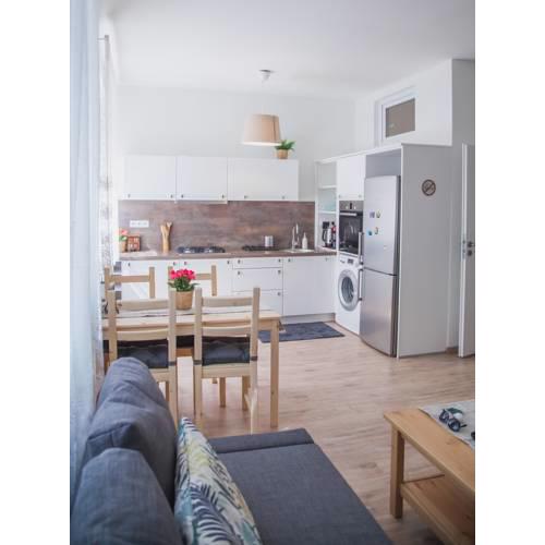 Downtown pedestrian zone apartment
