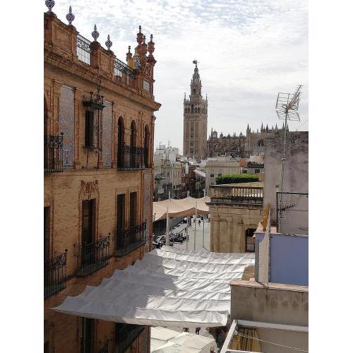 Duplex and terrace overlooking Giralda