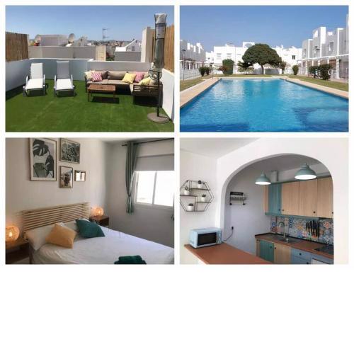 Duplex con solarium privado!! 6 personas.Wifi. Vera-Playa
