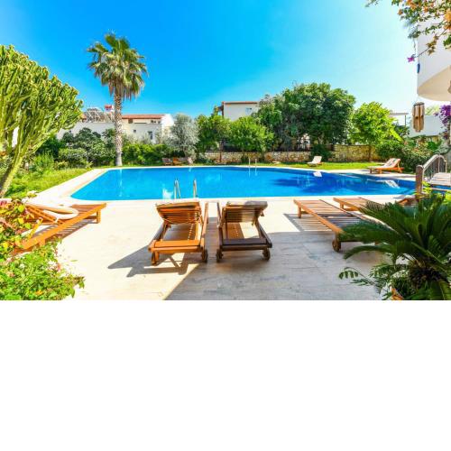 Duplex House with Shared Pool near Beach in Kalkan