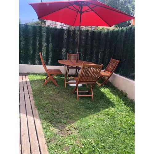 El Gurugú, apartamento con jardín en la playa de Barro