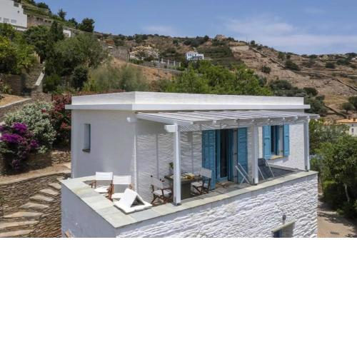 Elegant Andros Beach House - Villa Stenies Aspro - 2 bedrooms - Stunning SeaViews - Piso Gyalia Beach