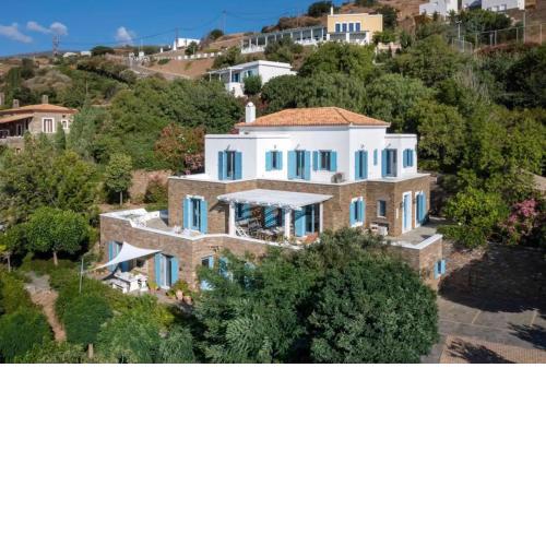 Elegant Andros Retreat - 6 Bedroom Villa - Breathtaking Sea Views - Villa Stenies Megalo
