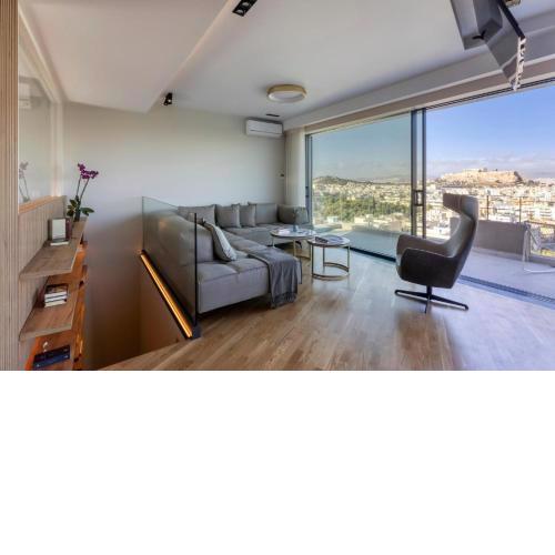 Elegant Penthouse with Acropolis View