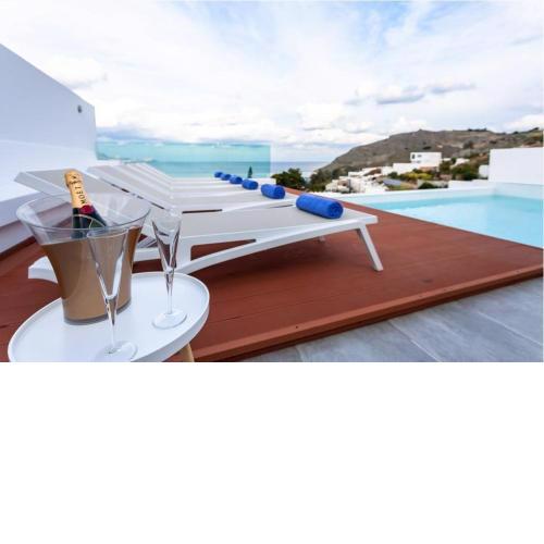 Elite Rhodes Villa Villa White Lindos 3 Bedrooms Private Pool Sea View Lindos