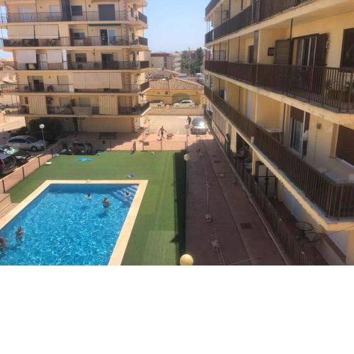 En DENIA,Apartamento en las brisas playa y piscina
