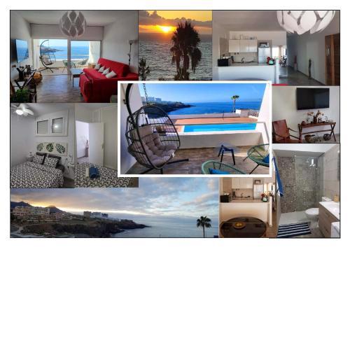 En Primera línea de mar y piscina - Apartamento AZUR - El Ancla - Callao Salvaje - COSTA ADEJE