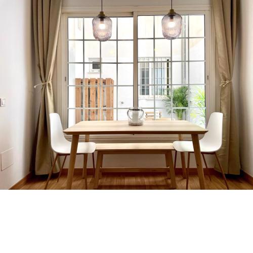 Encantador apartamento con patio