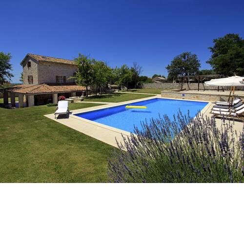 Enchanting villa with beautiful stone architecture
