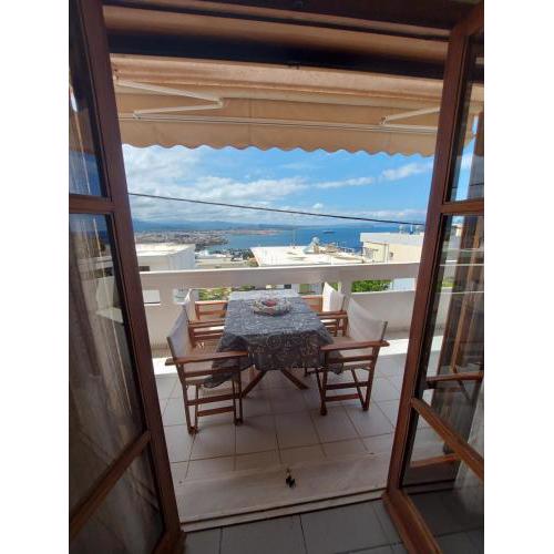 Eolia apartment with panoramic Chania view