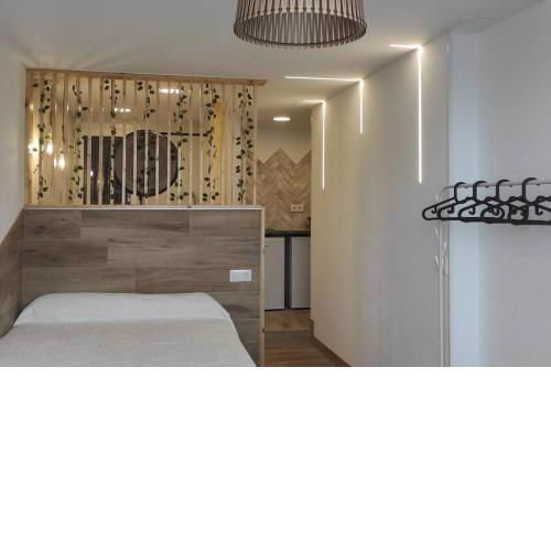 Estudio con balcón a 9min. del centro en metro
