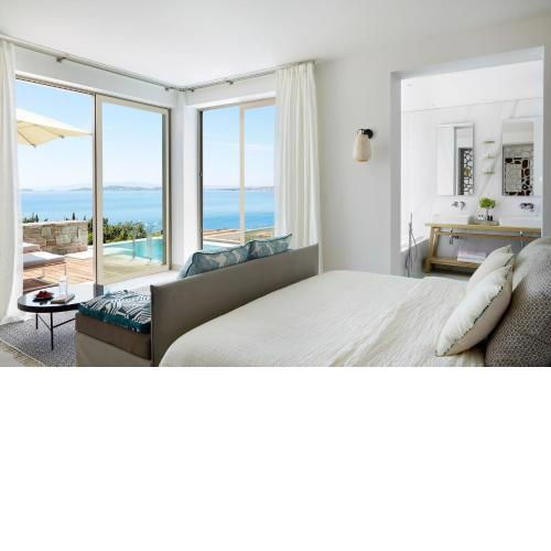Excellent Halkidiki Villa Junior Pool Villa 1 1 Bedroom Stunning Sea Views Ouranoupoli