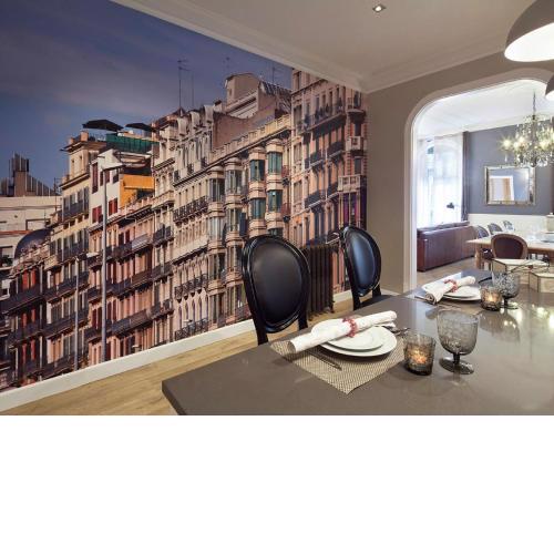 Exclusive apartment for 4 people in characteristic area of Barcelona