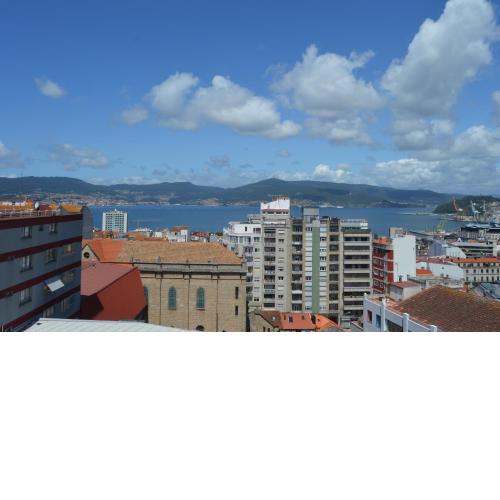 Fantástica vista de la Ría de Vigo en pleno centro