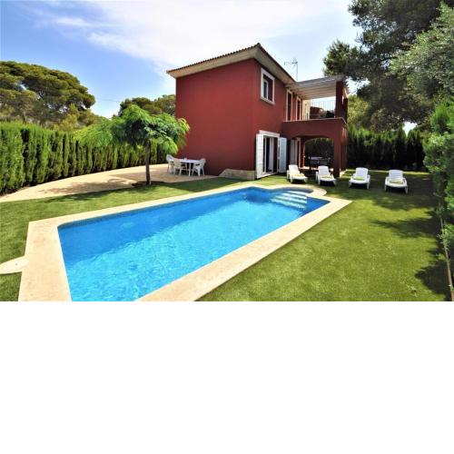 Ferienhaus mit Privatpool für 8 Personen ca 150 m in Cala Pi, Mallorca Südküste von Mallorca4 Schlafzimmer, 2 Badezimmer, TV, Spülmaschine, Privatpool, Waschmaschine