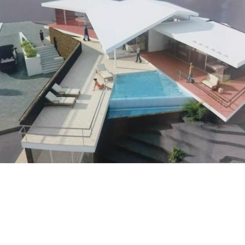 Ferienwohnung Meerblick und Nähe Feuerberge mit eigenem beheizten Pool