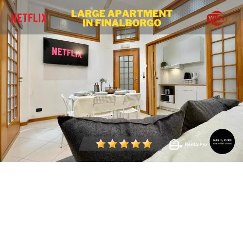 [Finalborgo] Outdoor&Sea, three-room flat w/Wifi