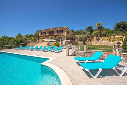 Finca Son Jordi, piscina, wifi, aire acondicionado, parking, lujo en Porreres