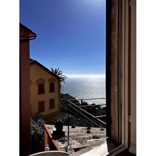 Flat with sea view and garden