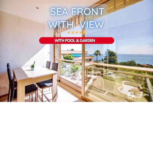 [Free Parking]-Sea View, with Pool & Garden