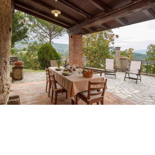 Freistehendes Agriturismo in der Toskana für sechs Personen mit großem gemeinschaftlich genutzten Garten und Pool