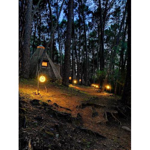 Glamping The Teepee
