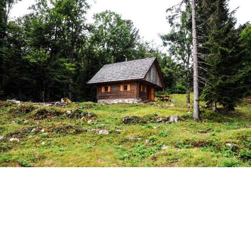 Gorska hiška Vogar nad Bohinjskim jezerom