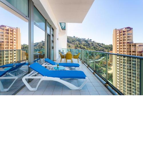 Gran terraza privada con vistas espectaculares - Torre Lúgano