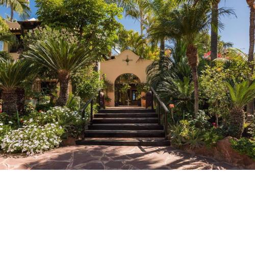 Grand Mansion with tropical park