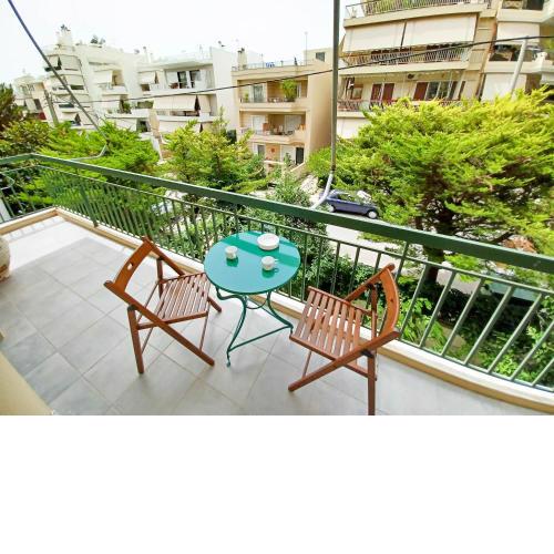 Green tea balcony - quiet & cozy- Ano Glyfada