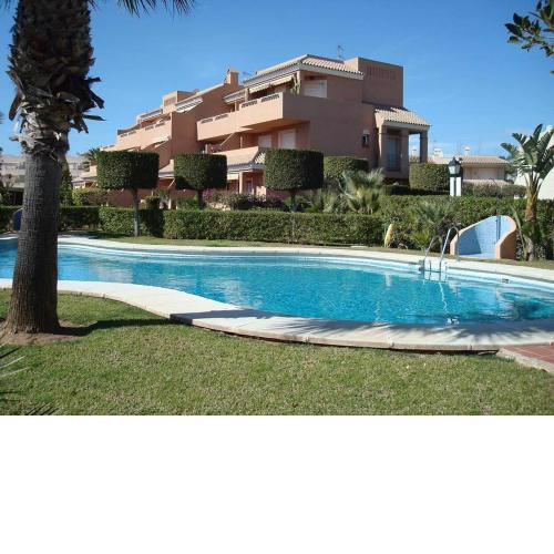 Ground floor naturist studio with terrace
