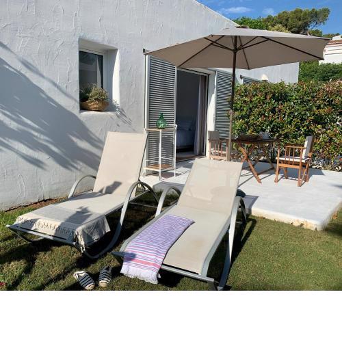Habitación con jardín y terraza en el Tosalet