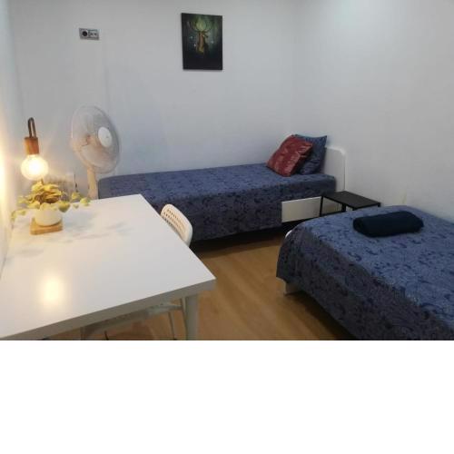 Habitación doble en Eixample
