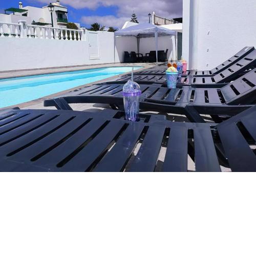 Habitaciones privadas duplex Gara con piscina privada