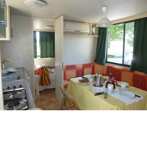 Happy Camp mobile homes in Camping Village Aranypart