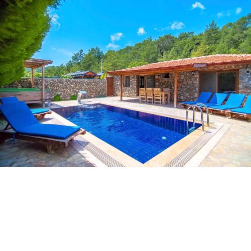 Havuzu Korunaklı Jakuzili Villa