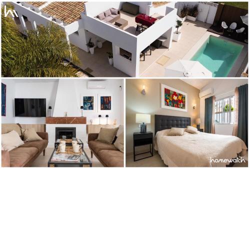 Holiday Home 30 m from the beach with private pool, Marbella