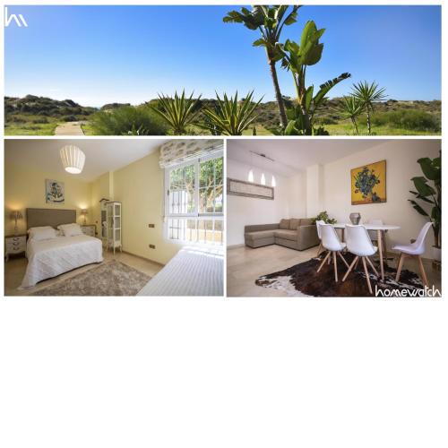 Holiday home first line beach with direct access to the pool and private garden