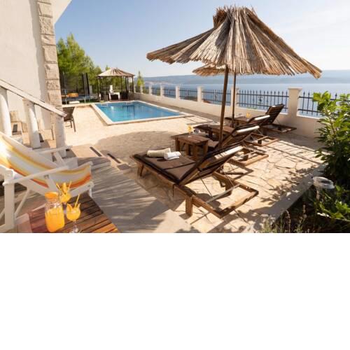 Holiday Home in Stanici with Seaview, Balcony, Air condition, WIFI (4698-1)